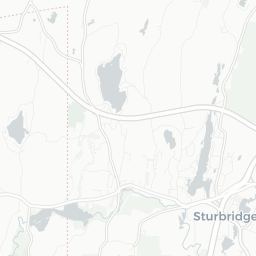 Map of pickleball courts in Sturbridge