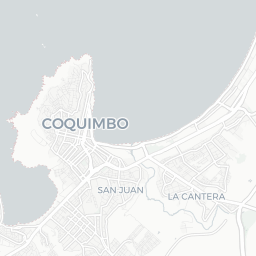 Map of pickleball courts in Coquimbo
