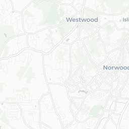 Map of pickleball courts in Norwood