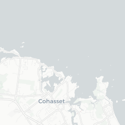Map of pickleball courts in Cohasset