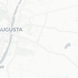 Map of pickleball courts in Augusta