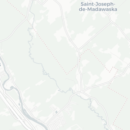 Map of pickleball courts in Paroisse de Madawaska