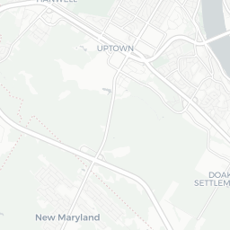 Map of pickleball courts in New Maryland