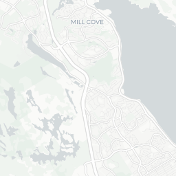 Map of pickleball courts in Bedford