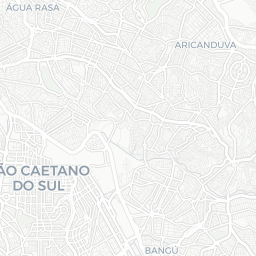 Mapa das quadras de pickleball em São Caetano do Sul