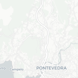 Map of pickleball courts in Pontevedra