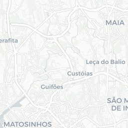 Map of pickleball courts in São Mamede de Infesta