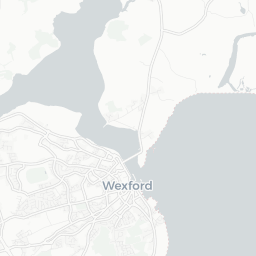 Map of pickleball courts in Wexford