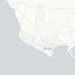 Map of pickleball courts in Rota