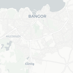 Map of pickleball courts in Bangor