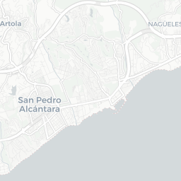 Map of pickleball courts in Marbella
