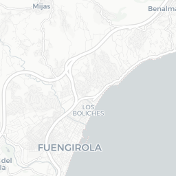 Map of pickleball courts in Fuengirola
