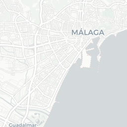 Map of pickleball courts in Málaga