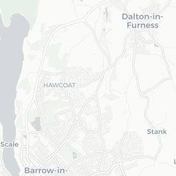Map of pickleball courts in Barrow-in-Furness