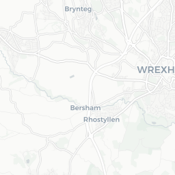 Map of pickleball courts in Wrexham