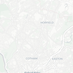 Map of pickleball courts in Bristol