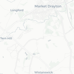 Map of pickleball courts in Market Drayton