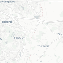 Map of pickleball courts in Telford