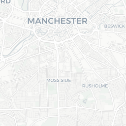 Map of pickleball courts in Manchester