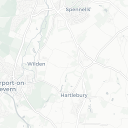 Map of pickleball courts in Kidderminster