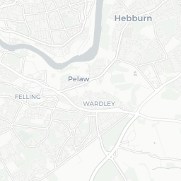 Map of pickleball courts in Newcastle upon Tyne