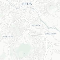 Map of pickleball courts in Leeds