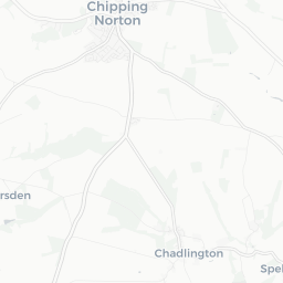 Map of pickleball courts in Chipping Norton