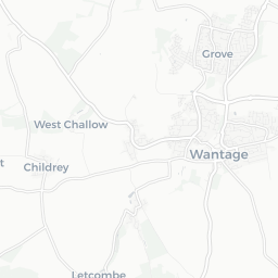 Map of pickleball courts in Wantage