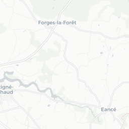 Map of pickleball courts in Martigné-Ferchaud