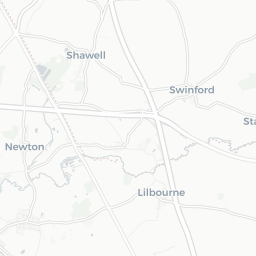 Map of pickleball courts in Rugby