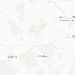 Map of pickleball courts in Basingstoke