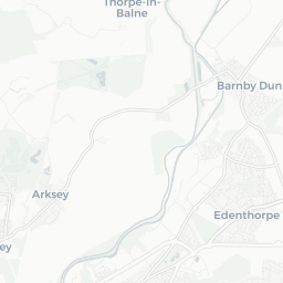 Map of pickleball courts in Doncaster