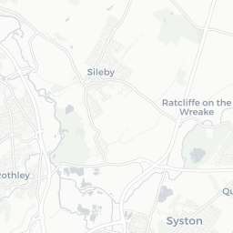 Map of pickleball courts in Loughborough
