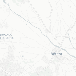 Map of pickleball courts in Bétera