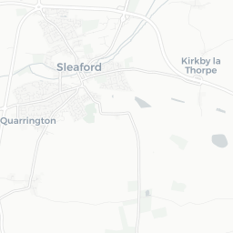 Map of pickleball courts in North Kesteven