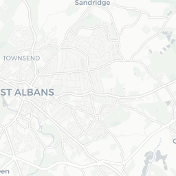 Map of pickleball courts in St Albans