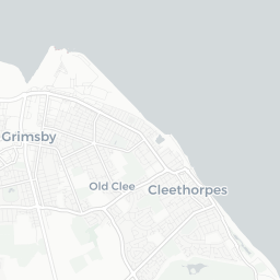 Map of pickleball courts in Grimsby