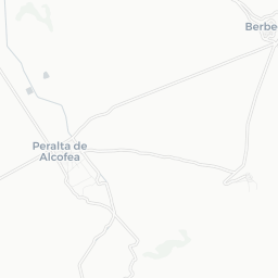 Map of pickleball courts in Peralta de Alcofea