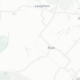 Map of pickleball courts in Polegate
