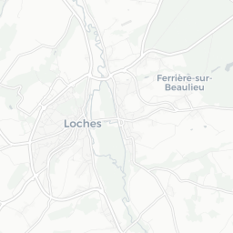 Map of pickleball courts in Loches