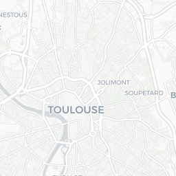 Map of pickleball courts in Toulouse