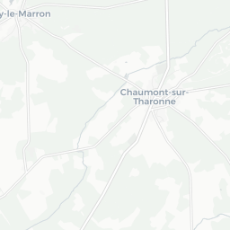 Map of pickleball courts in Chaumont-sur-Tharonne