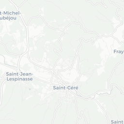 Map of pickleball courts in Saint-Céré
