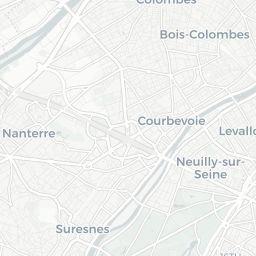 Map of pickleball courts in Puteaux
