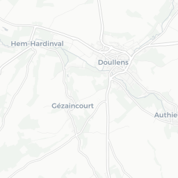 Map of pickleball courts in Doullens