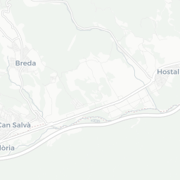 Map of pickleball courts in Hostalric
