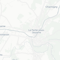 Map of pickleball courts in La Ferté-sous-Jouarre