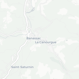 Map of pickleball courts in La Canourgue