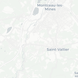 Map of pickleball courts in Montceau-les-Mines