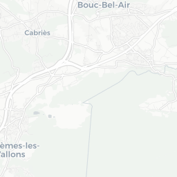 Map of pickleball courts in Cabriès